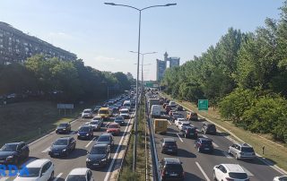 Guzva na autoputu u oba smera