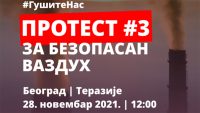 Protest za bezopasan vazduh Eko straza