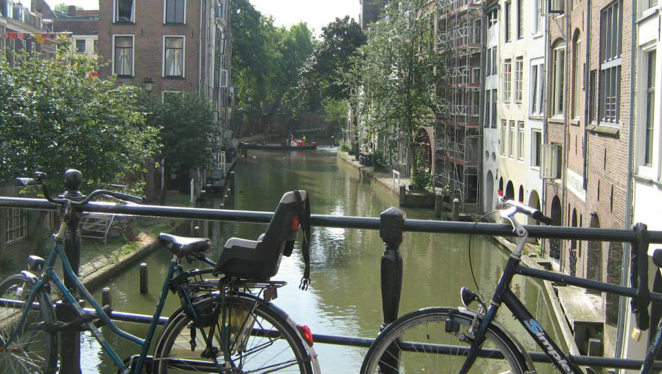 Voznja bicikla u Amsterdamu