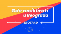 gde reciklirati u beogradu ee otpad