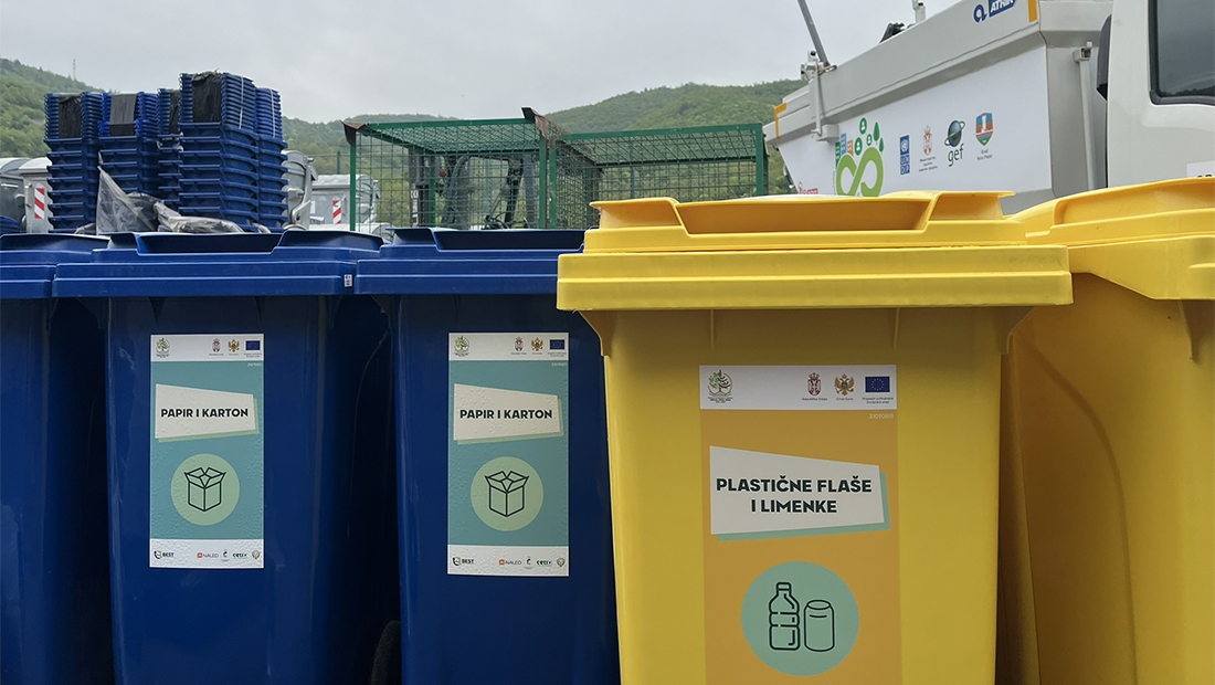 Novi Pazar kante za odvojeno prikupljanje reciklažnog otpada