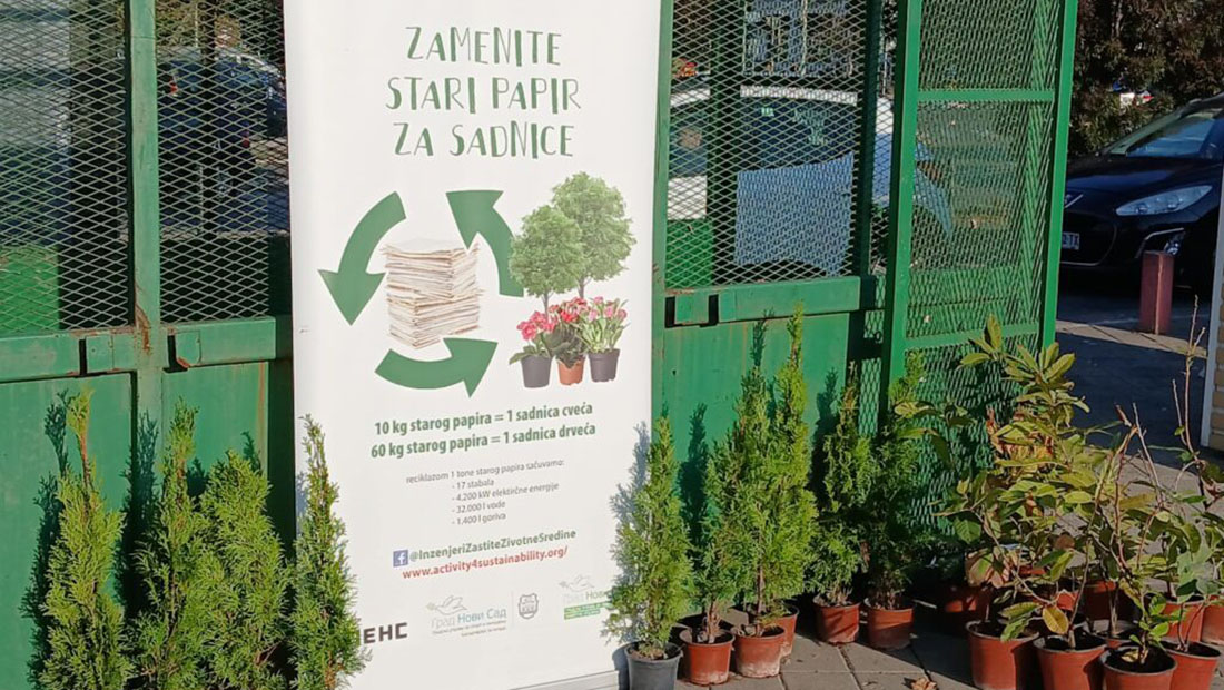 zamenite stari papir za sadnice Inženjeri zaštite životne sredine